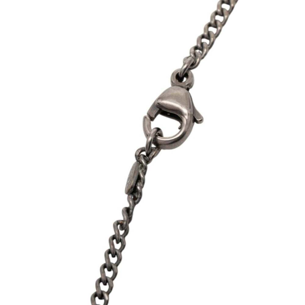 CHANEL Silver Logo Necklace - Picture 4 of 6
